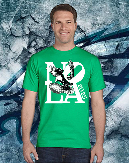 SUPERBOWL NOLA EAGLES TSHIRT